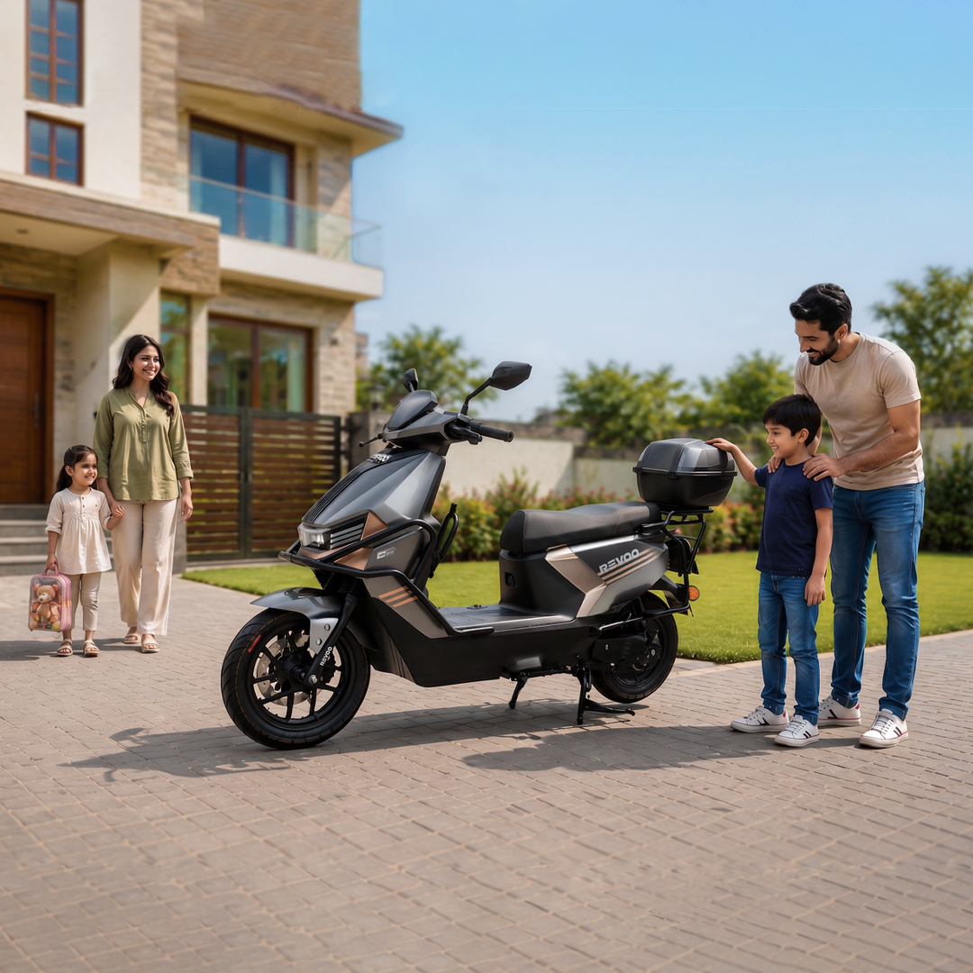 Chalo Aik Sath
Durable and Reliable, All Rounder E-motorcycle for Family Riding