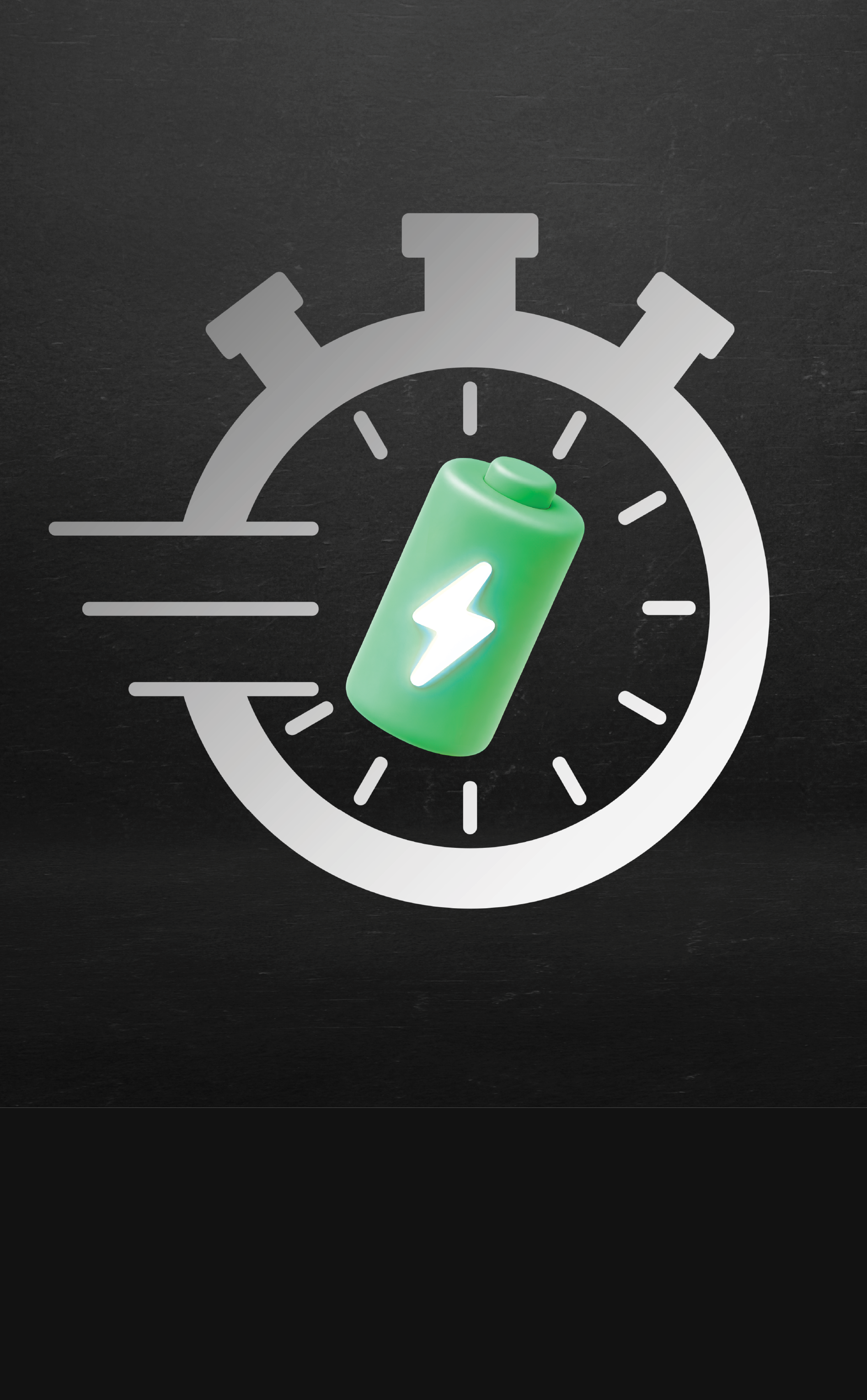 3.5 Hours Fast Charging (0-80%)